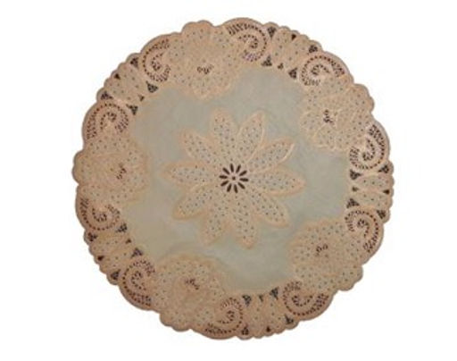 Набор салфеток 12 шт. 15" (38 см) арт. SP-141 , 15-141 BB, БЕЖ+КОРИЧН