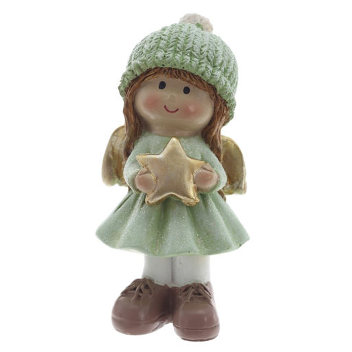 Фигурка декоративная "Ангел", L4,5 W4,5 H9,5 см, 2в.