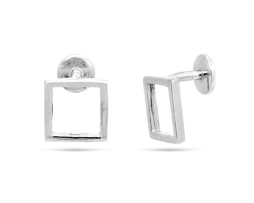 Серьги из серебра без вставки, Ю-24046р