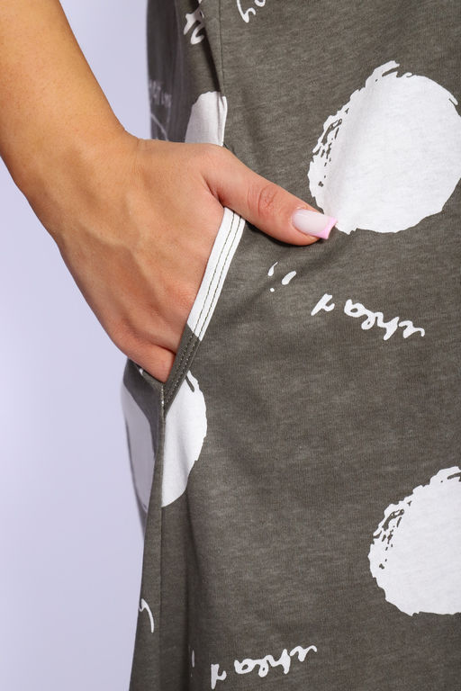 Платье с рисунком горох Арт. 1057