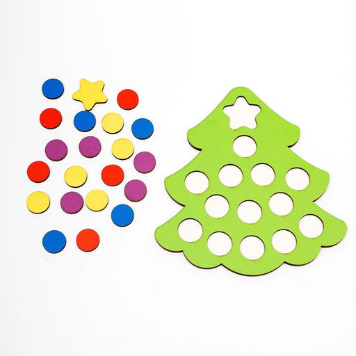 Мозаика Новогодняя ёлочка - Лесная мастерская фото 5