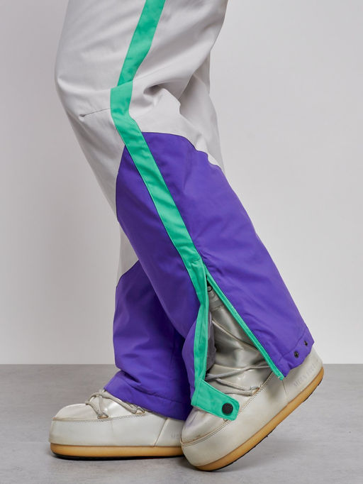 Горнолыжный комбинезон женский зимний темно-фиолетового цвета 2326TF - Chunmai фото 18