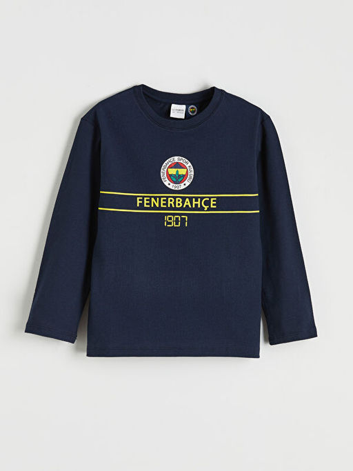 Fenerbah?e Bask?l? Erkek ?ocuk Pijama Tak?m