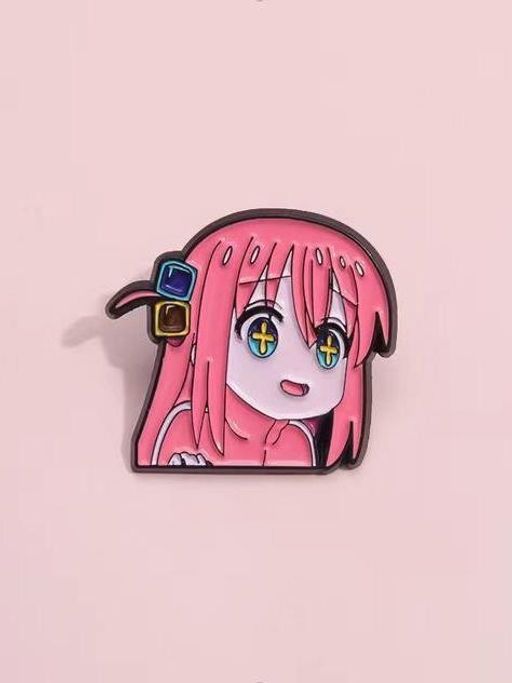 Значок металлический iLikeGift "Anime Girl"