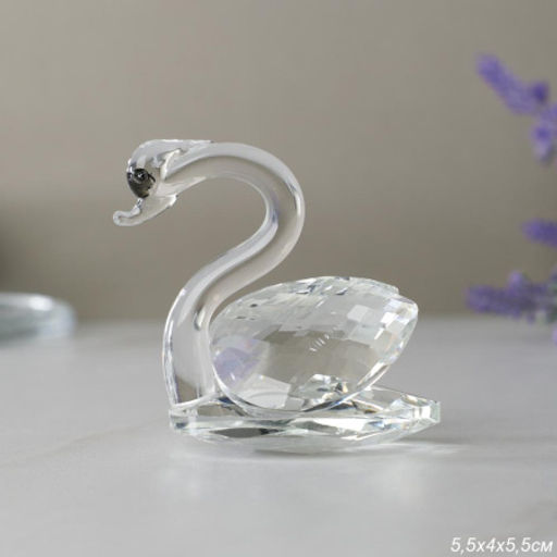 Сувенир из хрусталя Лебедь / GT803 /уп 240/