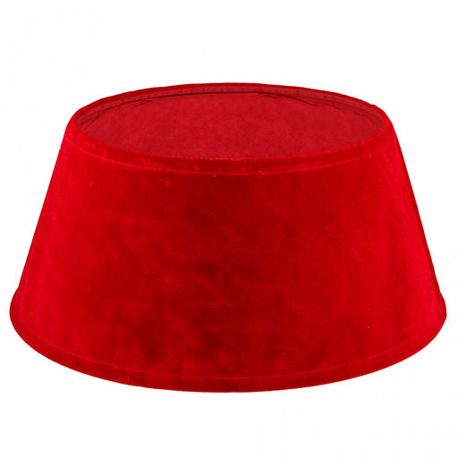 Юбка под елку новогоднюю "Волшебный бархат" д40см, h25см, основание д56см, текстиль, металлический каркас, красный (Китай)
