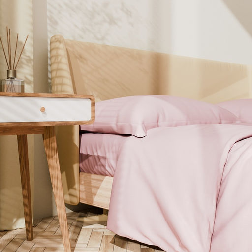 Постельное бельё Этель Евро Pink rose 200х215, 215х240, 50х70+3-2 шт, мако-сатин, 114г/м2  фото 9