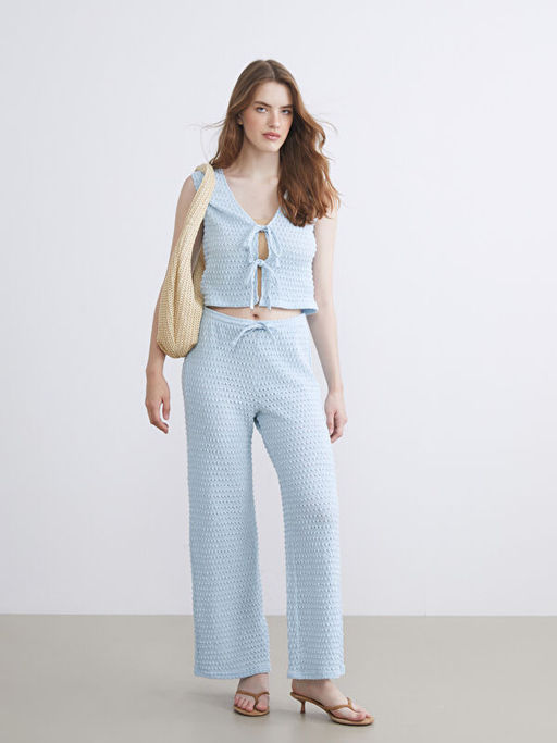 V Yaka Ajurlu Kad?n Yelek