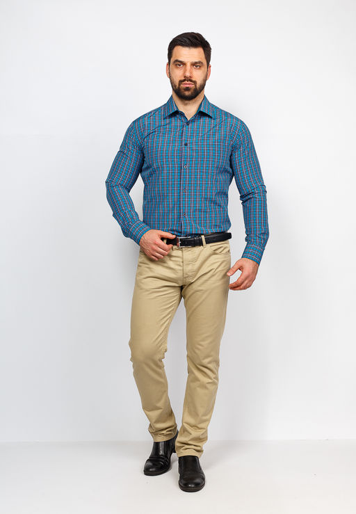 Сорочка мужская длинный рукав CASINO c225/1/1491/Z/1  фото 4