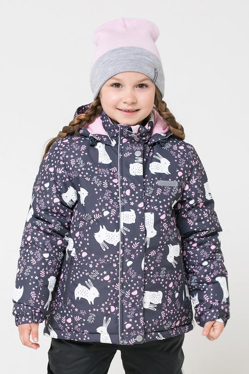 КВ 20177/21ш/светлая астра,св.серый меланж шапка дет