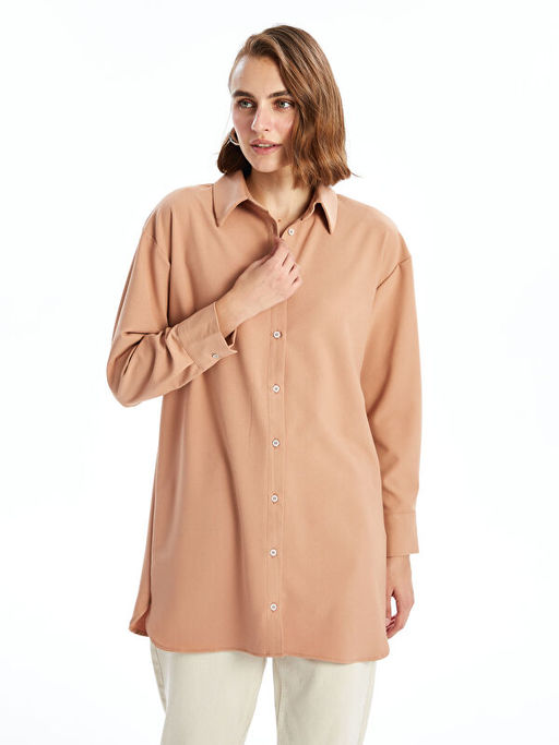 D?z Oversize Kad?n G?mlek Tunik