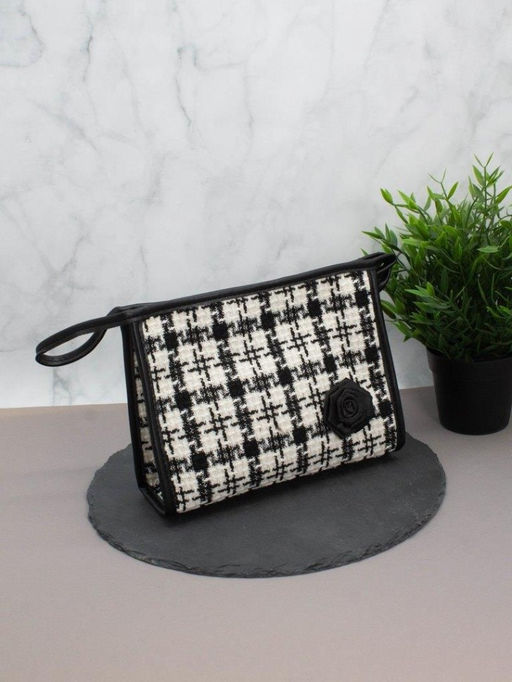 Косметичка "Rose", black (17х22х6,5 см)