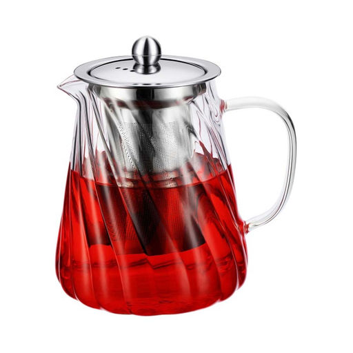 Чайник заварочный 0,85л Linea FRANCO стекло, с ситечком арт. 66-3020