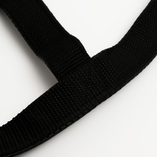 Шлейка Комфорт комбинированная, 2,5 см, ОШ 55-60 см, ОГ 60-65 см, чёрная - Пижон фото 7