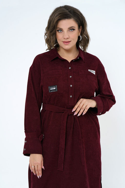 Платье ALANI 2204-Р бордо - Alani collection фото 2