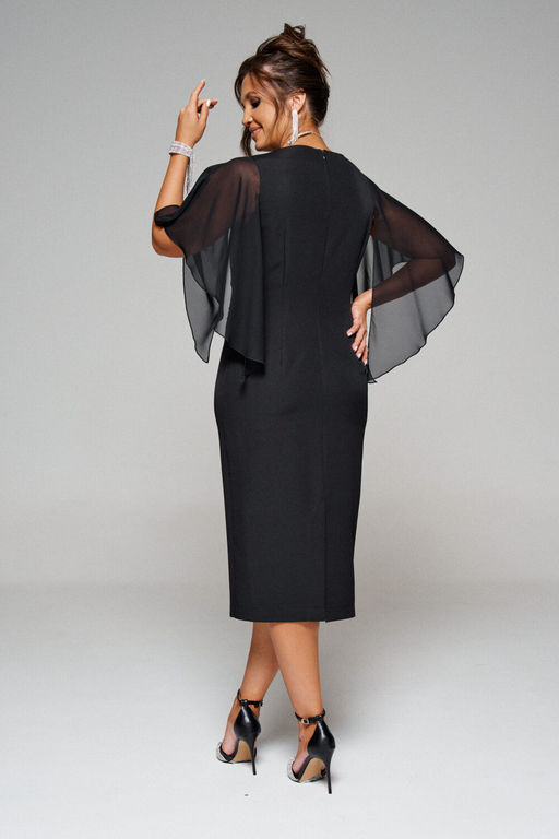 Платье 6254-Р черный - Beautiful and free фото 4