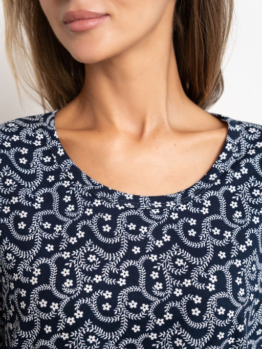 Туника жен.арт.388-13,бело-синяя - Binita фото 4