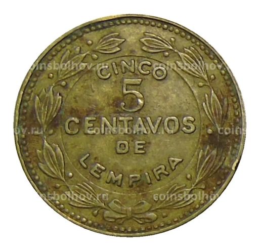 5 сентаво 1975 года Гондурас
