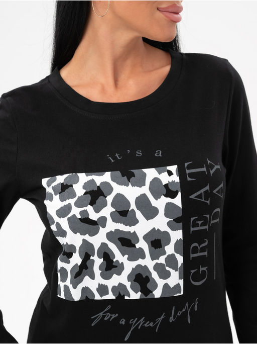 Лонгслив Лео женский серый - София фото 23