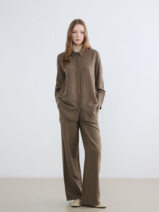 Туника женская Oversize из льна свободного кроя