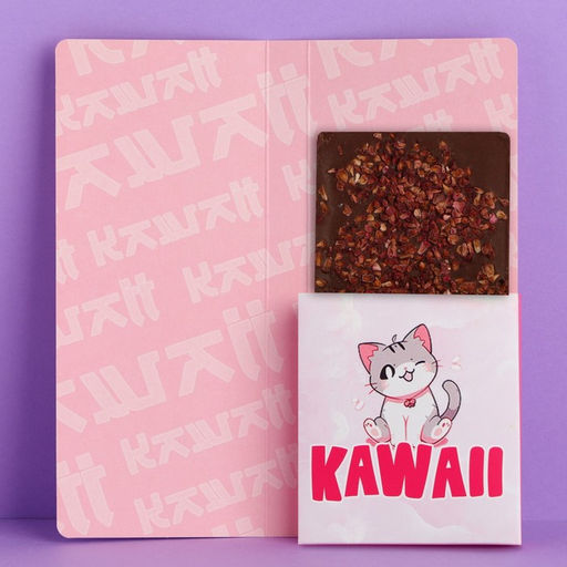 Цена за 5 шт. Открытка с местом под шоколад C 8 марта!