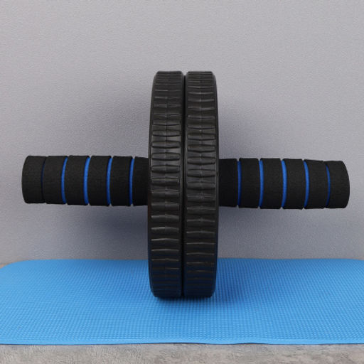 Ролик для пресса Woohooo Core Trainer / + коврик для коленей / синий / уп40 - ГалеонТрейд фото 3