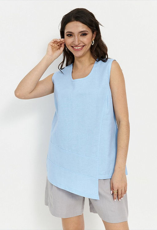 Блузка из 100% льна премиального качестваРим - Vals фото 3