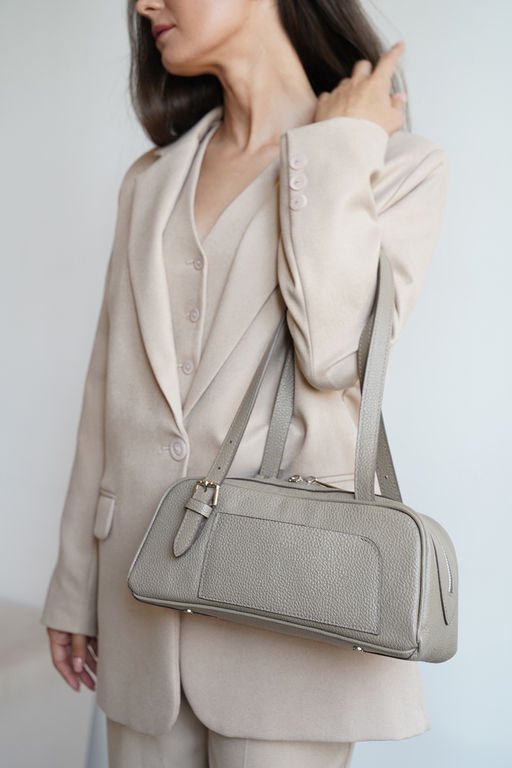 Сумка с аппликацией ДС-642-352 капучино - Protege фото 3