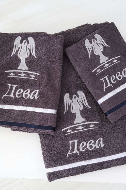 14418/10 Знаки зодиака полотенце махровое плотность 350гр