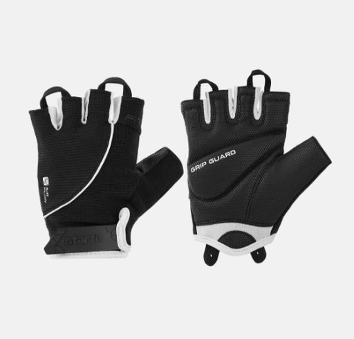 Перчатки для фитнеса STARFIT WG-202, черный/белый  фото 2