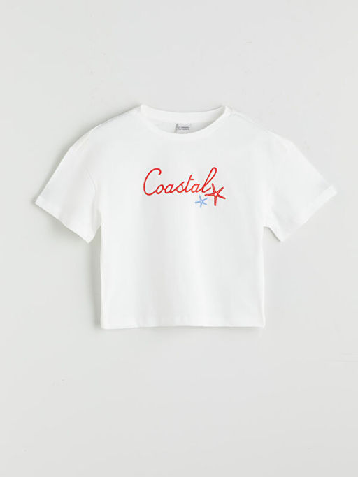 Bisiklet Yaka K?z ?ocuk Ti??rt ve Pantolon