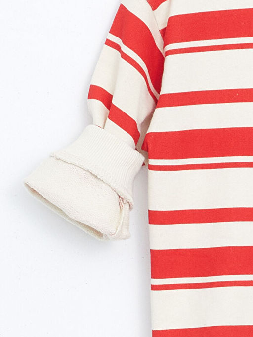 Bisiklet Yaka ?izgili Erkek Bebek Sweatshirt - Waikiki фото 3