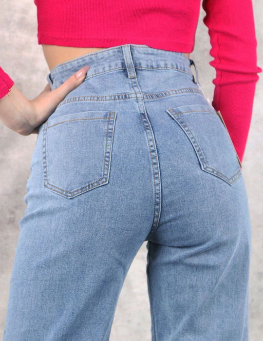 Джинсы женские трубы УЦЕНКА, Артикул: 94111 - Liketon фото 2