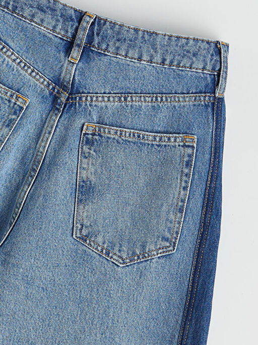 Barrel Fit Kad?n Jean Pantolon