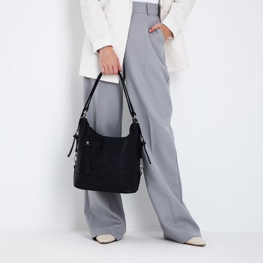 Сумка-мешок на молнии, цвет синий - Simaland фото 4