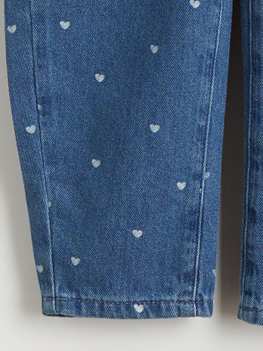 Balloon Fit K?z ?ocuk Jean Pantolon