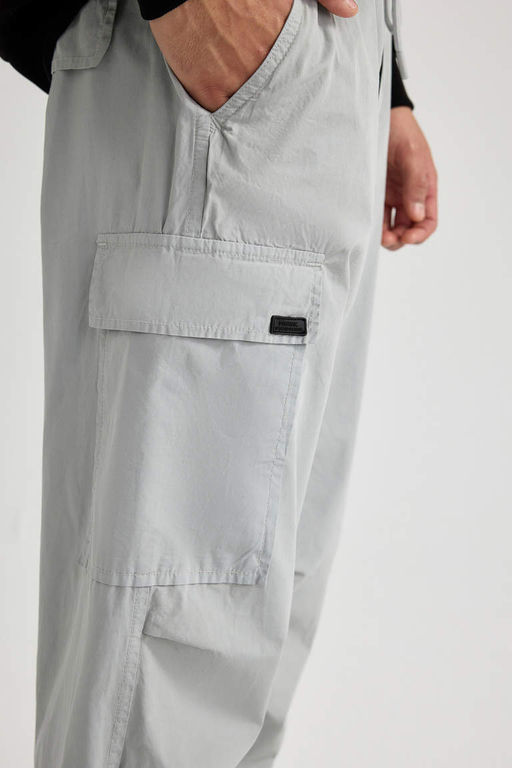 Брюки с карманами-карго Parachute - Defacto фото 4