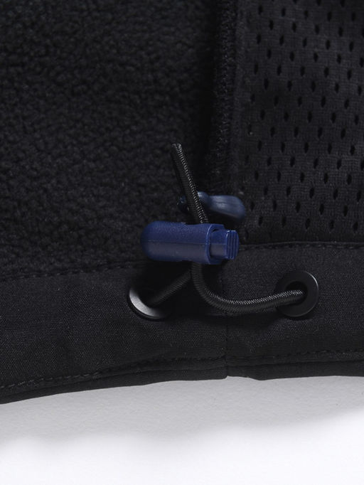 Ветровка мужская софтшелл виндстоппер с капюшоном спортивная черного цвета 9615_1Ch