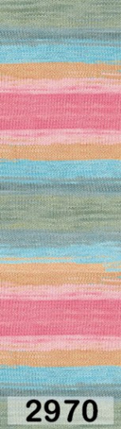 пряжа Alize - Белла батик 100 (Bella вatik) упаковка 5 шт  фото 3