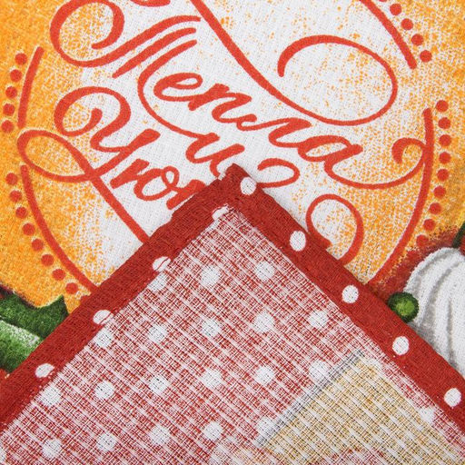 Полотенце новогоднее Тепла и уюта 35х60 см, 100% хлопок, хлопок 160г/м2 - Доляна фото 3