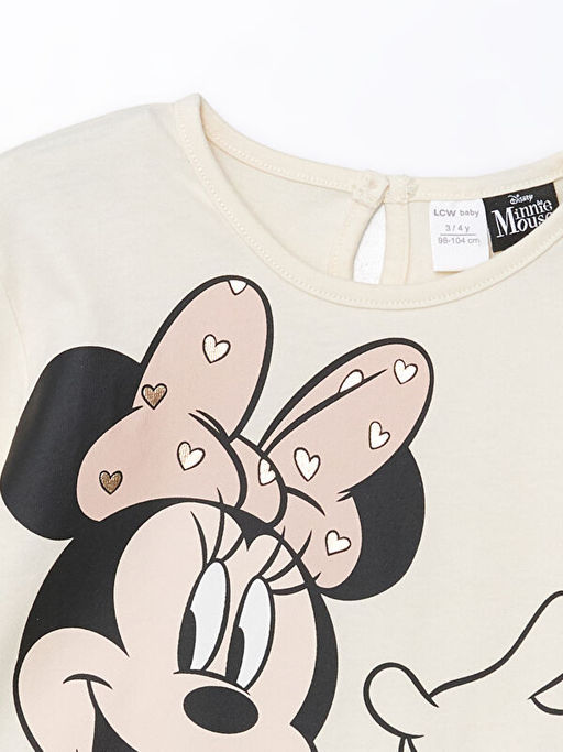 Minnie Mouse Bask?l? K?z ?ocuk Ti??rt