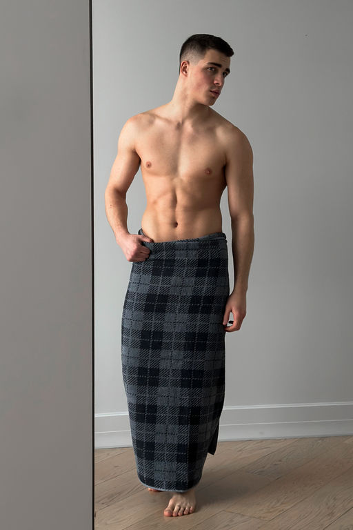 Полотенце махровое Английская клетка