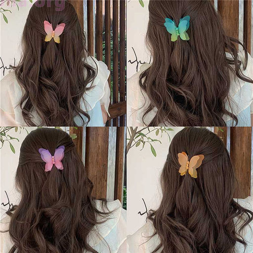 Заколка-краб Colorful butterfly - Купи слона фото 2