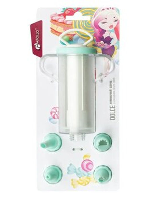 Кулинарный шприц с 4 насадками APOLLO Dolce Выпечка