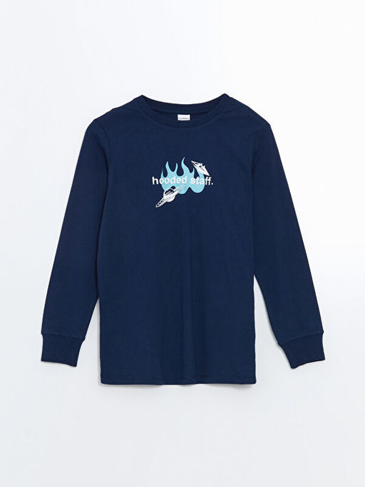 Bisiklet Yaka Erkek ?ocuk Pijama Tak?m? - Waikiki фото 2