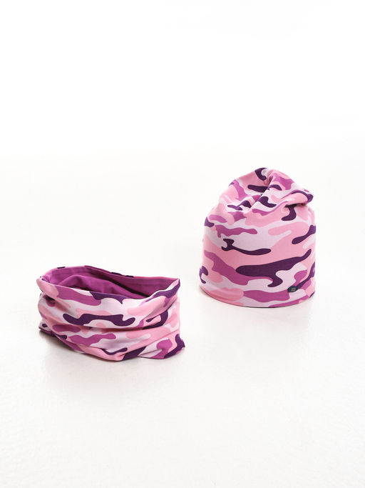 Комплект (шапка+снуд) UD 3019 лилов.кам - Mini maxi фото 2