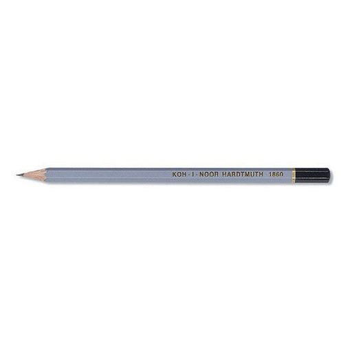 Карандаш чернографитный деревянный Koh-I-Noor 1860 5В заточенный, шестигранный, картонная ...