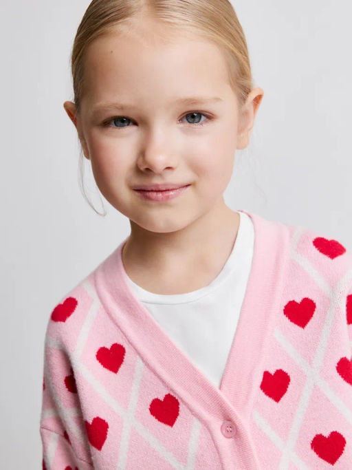 ACOOLA / Кардиган детский для девочек Ginger разноцветный  фото 2