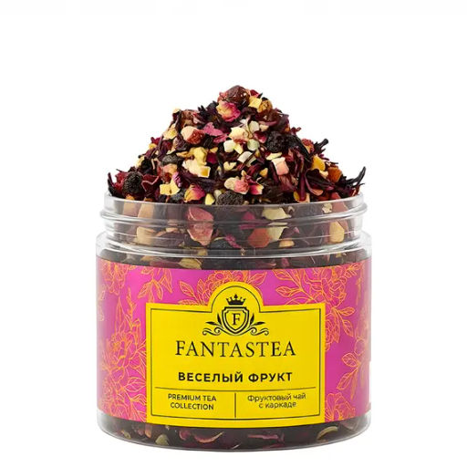 Fantastea Веселый Фрукт (упаковка 12 банок по 65гр)