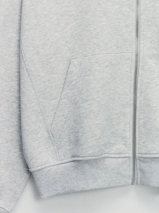 Худи relax fit на молнии / Zarina